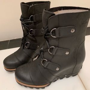 Sorel Joan Wedge Waterproof Leather Boot